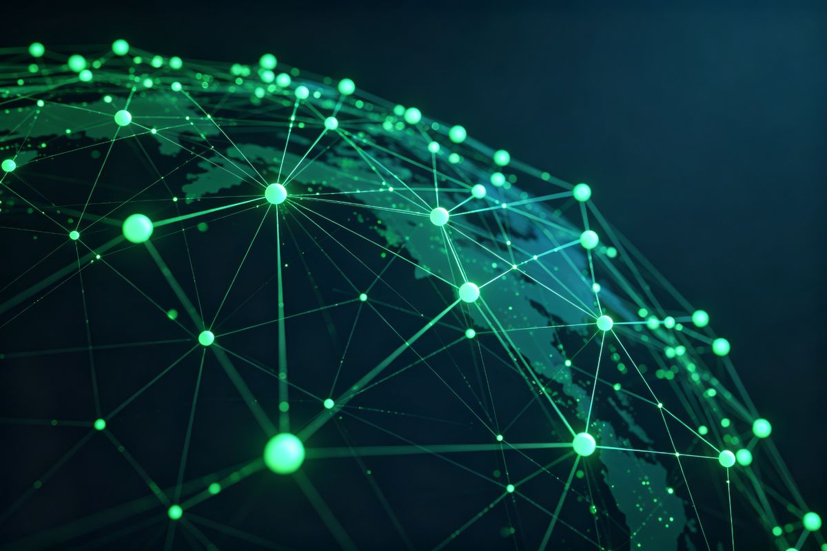 Global network of capital and compute nodes
